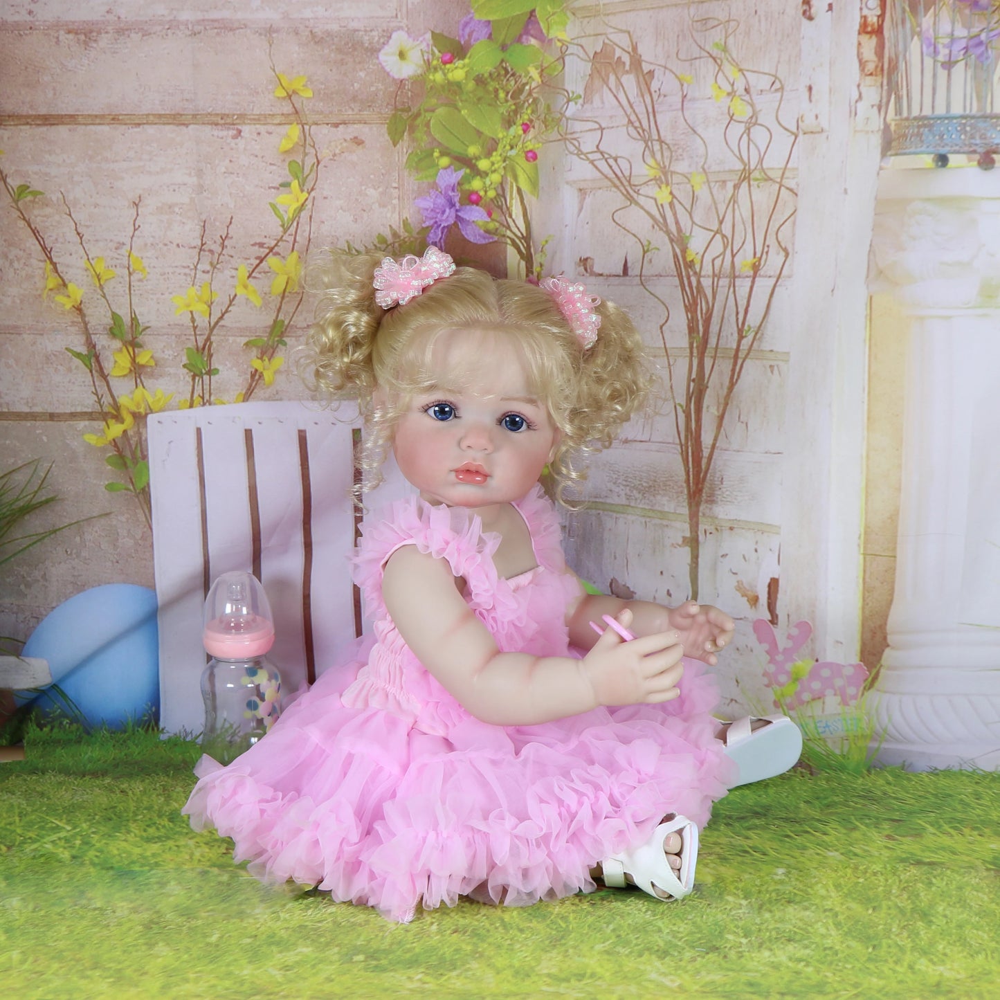 22" Realistic Reborn Baby Doll with Princess Outfit & Accessories
