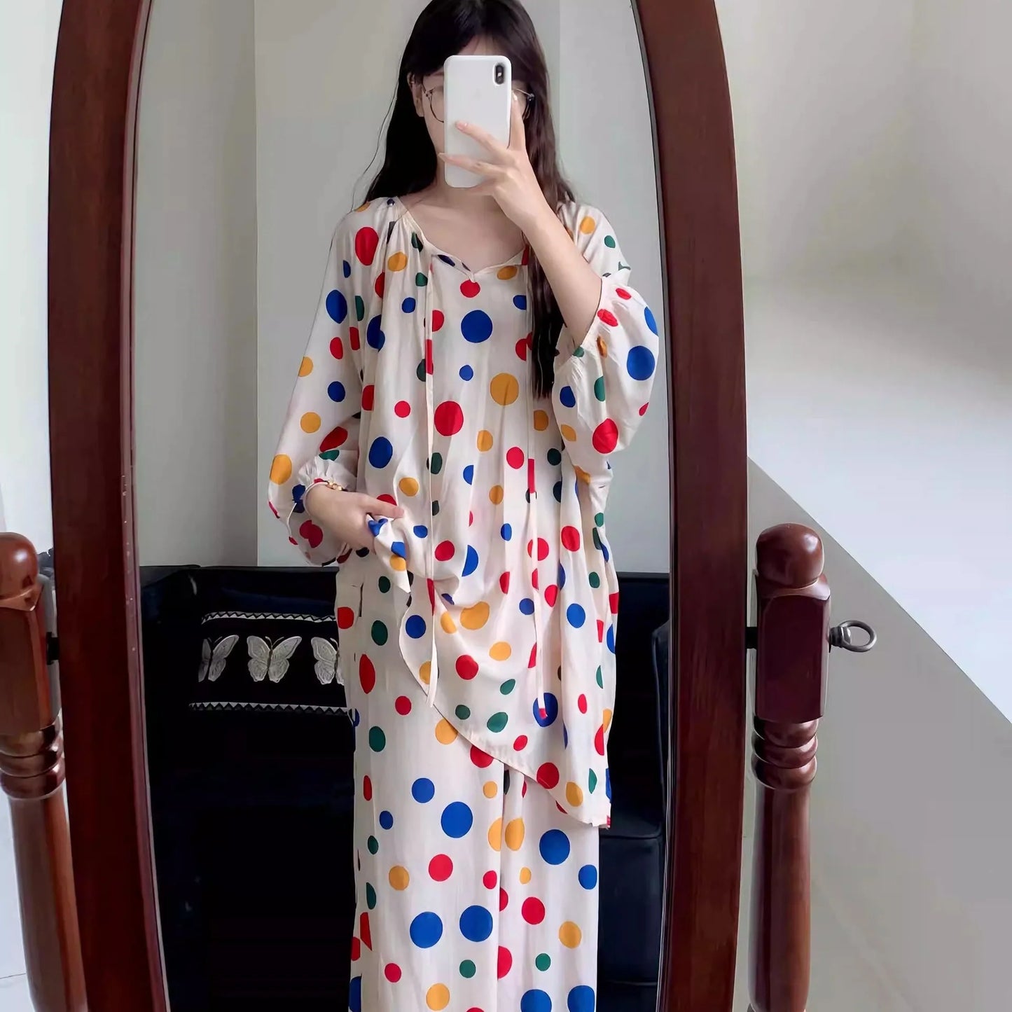 Women's Loose Pajamas Set | Cozy Oversized Sleepwear for Home