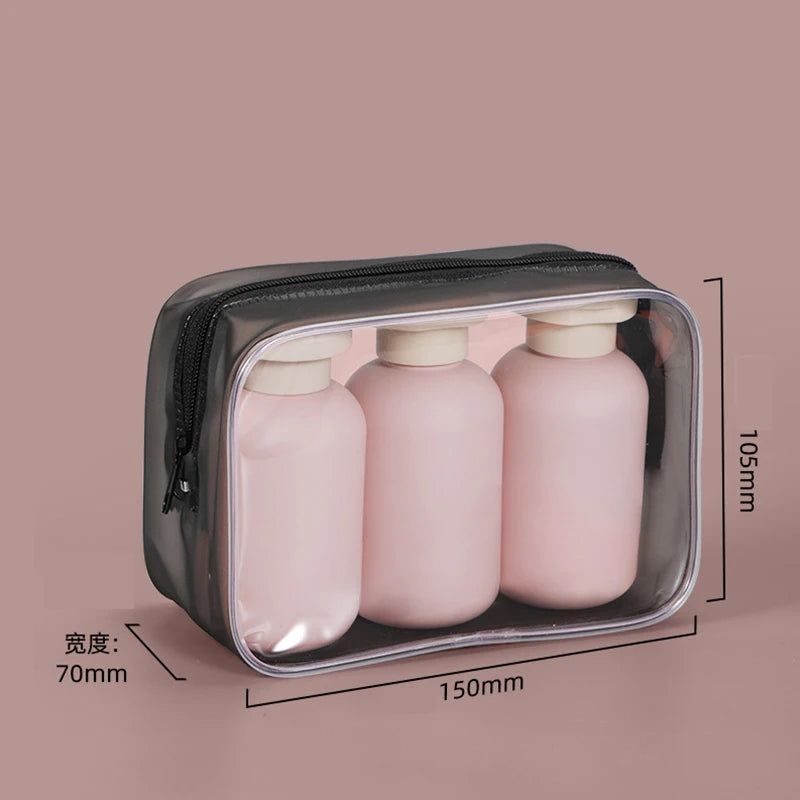 3Pcs Leak Proof Travel Bottle Set | Refillable Containers for Toiletries