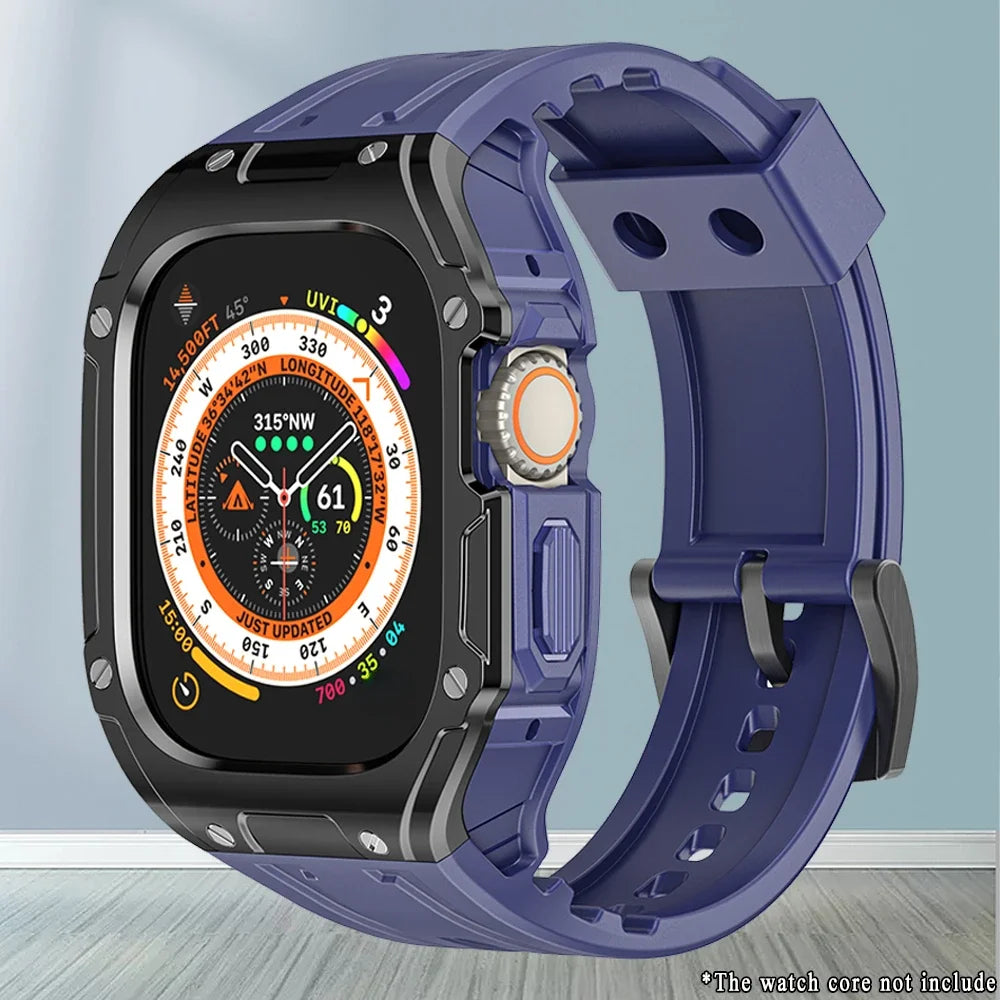 TPU Case and Sport Rubber Strap for 49mm Smartwatch | Durable & Stylish