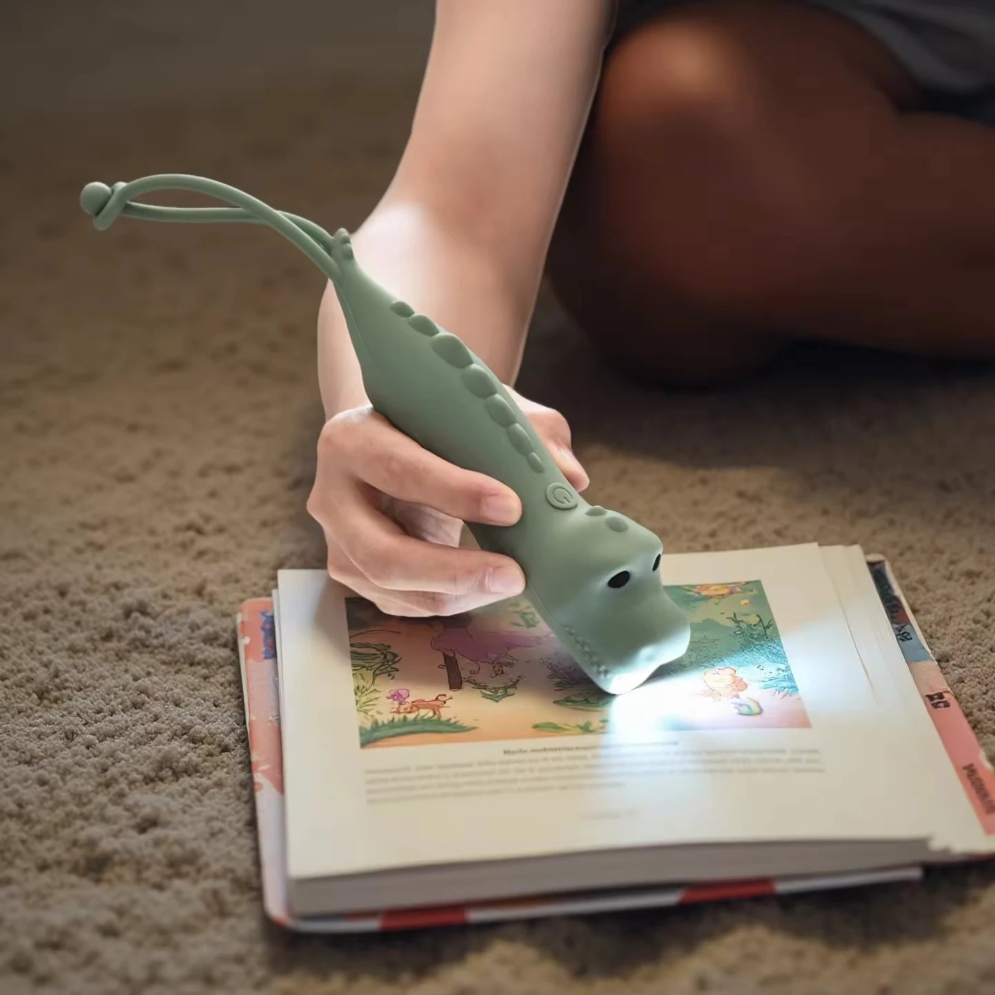Cute Bear Night Light | USB Rechargeable Kids Flashlight Lamp