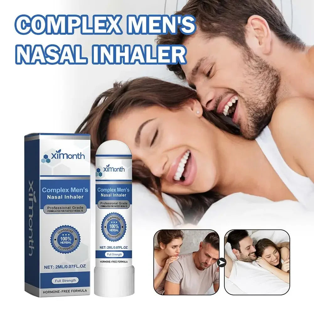 Men's Energy Enhancer Nasal Inhaler | Boost Endurance & Refresh