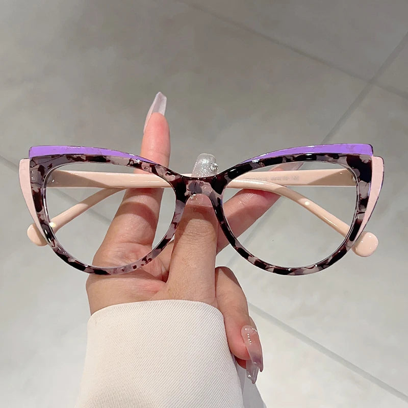 Trendy Cat Eye Glasses | Stylish Blue Light Blocking Eyewear