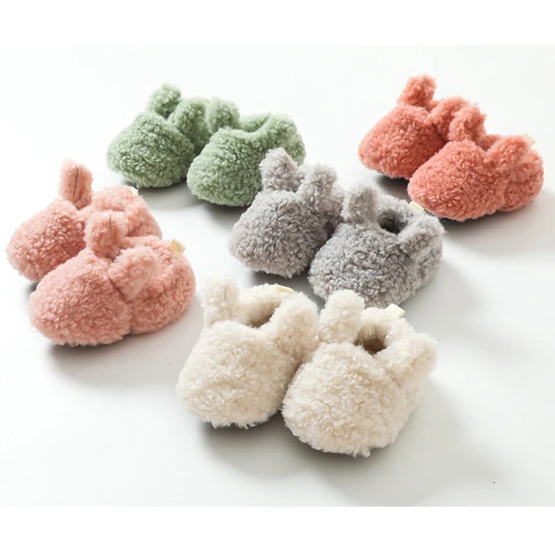 Warm Winter Baby Booties | Soft Anti-Slip Crib Shoes for Infants