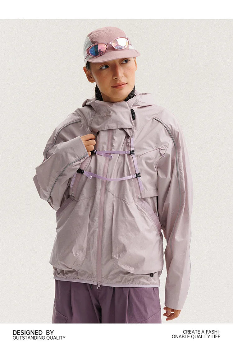 Transformable Outdoor Jacket & Cycling Suit | 3-in-1 Adventure Gear