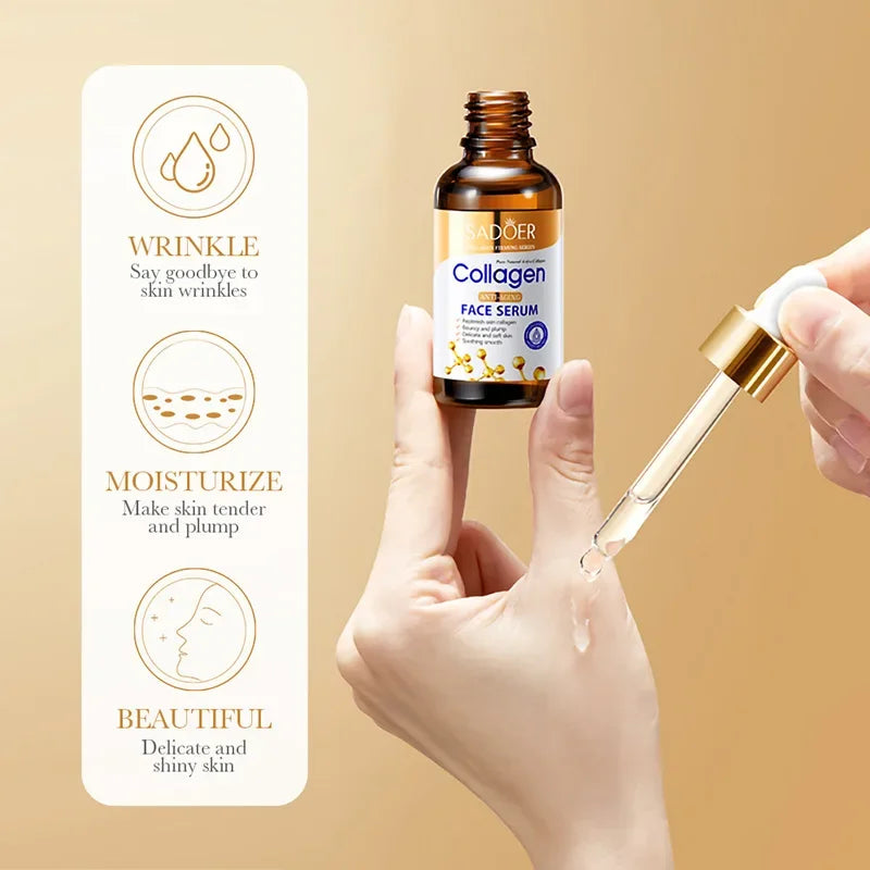 Collagen Face Serum | Moisturizing Facial Essence for Radiant Skin