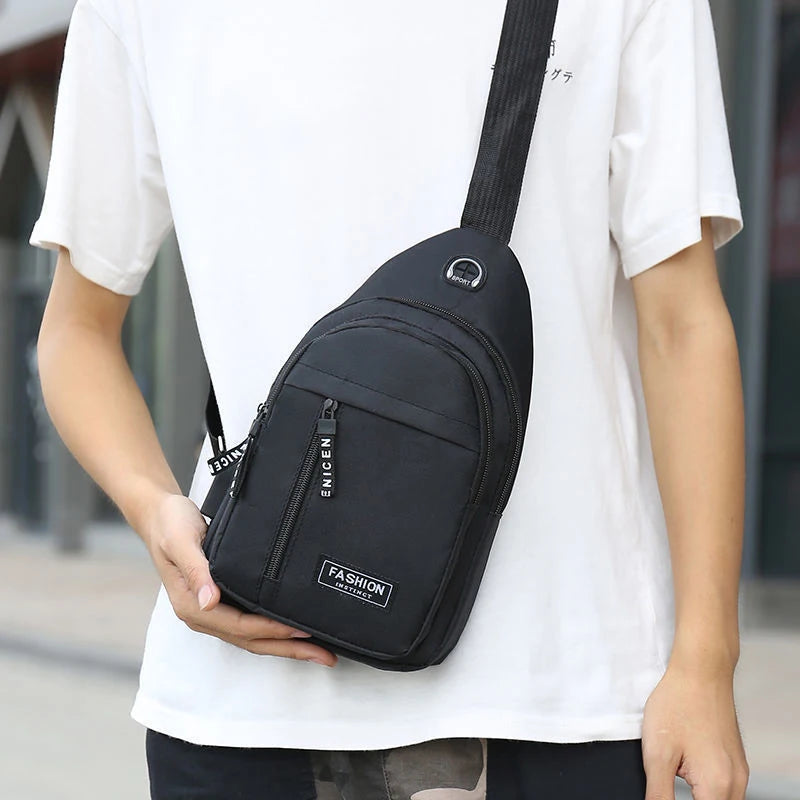 Men's Multifunctional Crossbody Chest Bag | Travel Sling Backpack