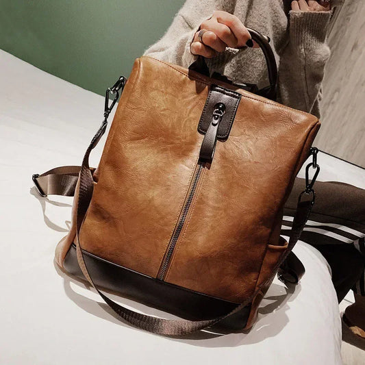Women's Fashion Leather Backpack | Stylish Travel Bag for All Occasions
