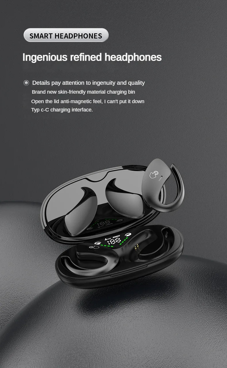 Bone Conduction Sports Bluetooth Headset | Waterproof Earbuds