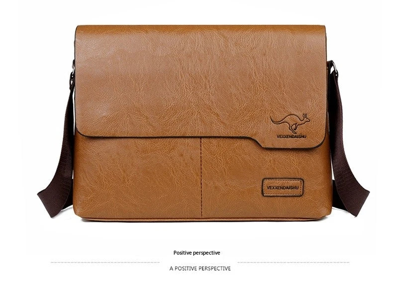 Stylish PU Leather Business Shoulder Bag | Ideal for Professionals