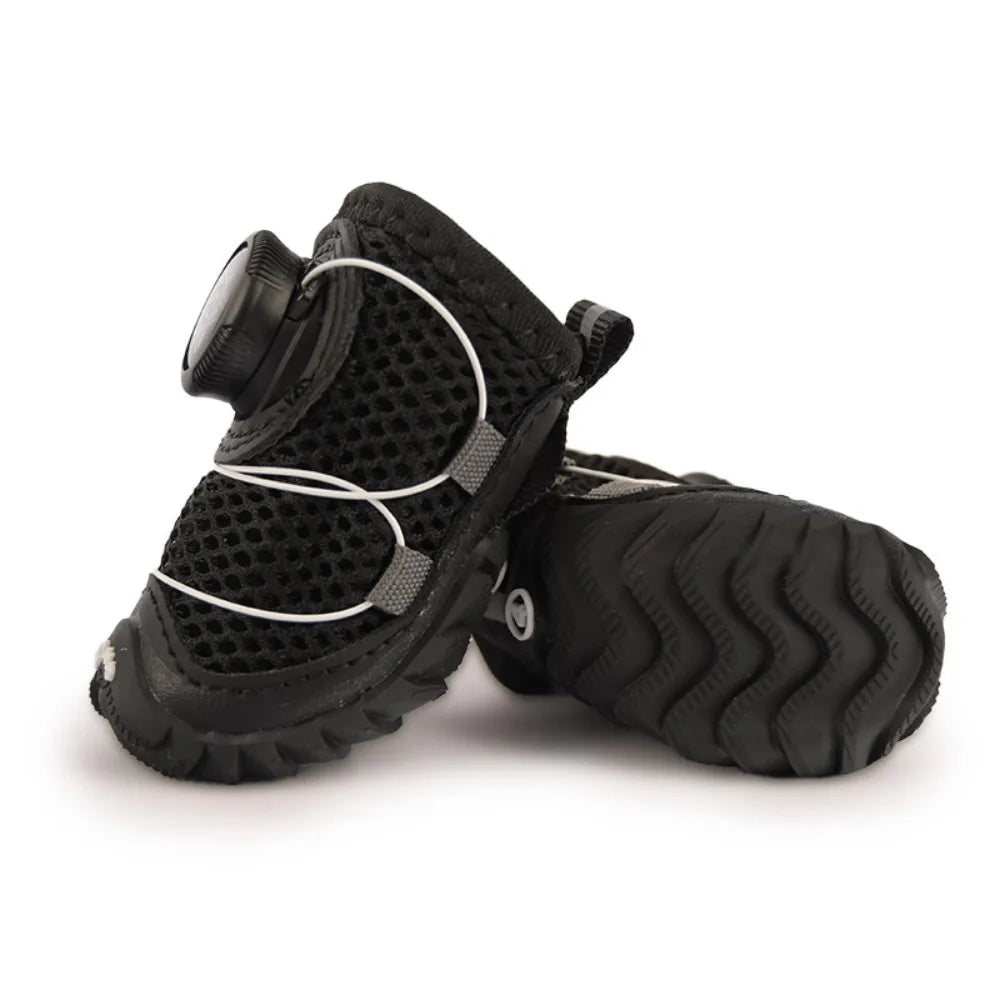 Breathable Dog Mesh Shoes | Anti-Slip Summer Footwear Set