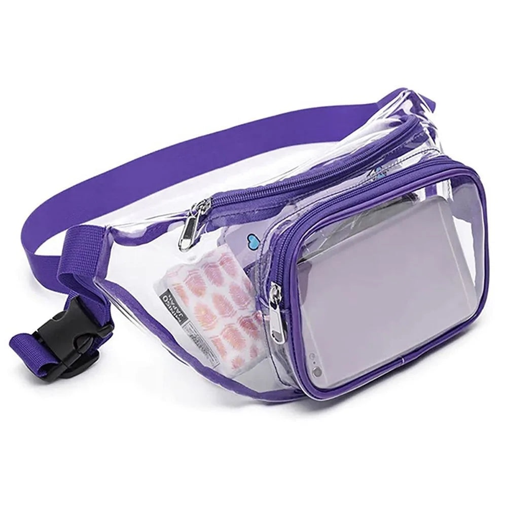 Waterproof Clear Fanny Pack | Stadium Approved Sports Waist Bag