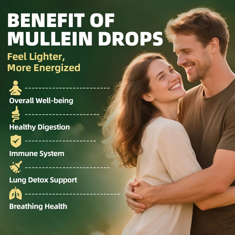 Mullein Leaf Extract Drops | Powerful Lung & Immune Support