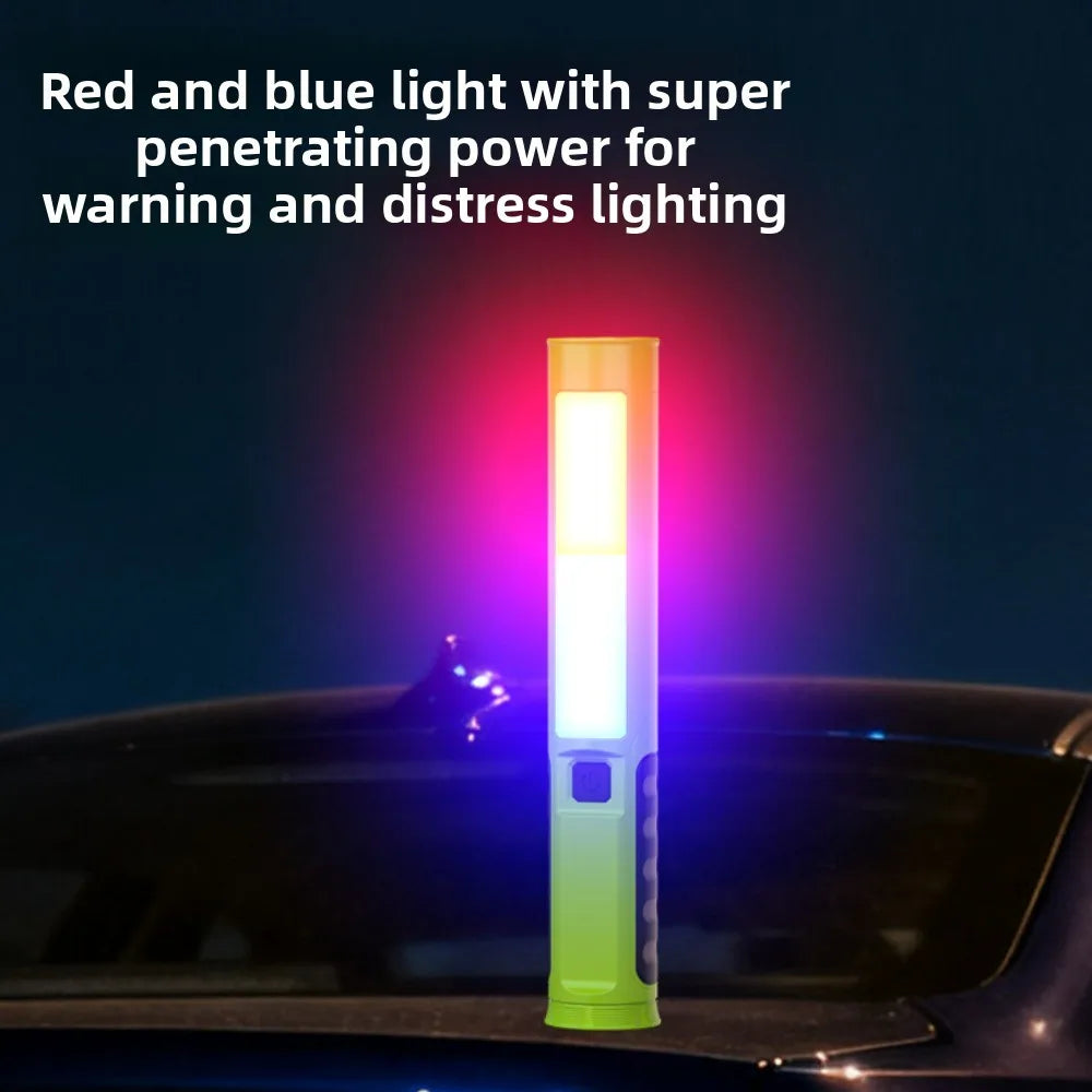 Dual-Side COB Foldable Work Light | Super Bright Emergency Flashlight