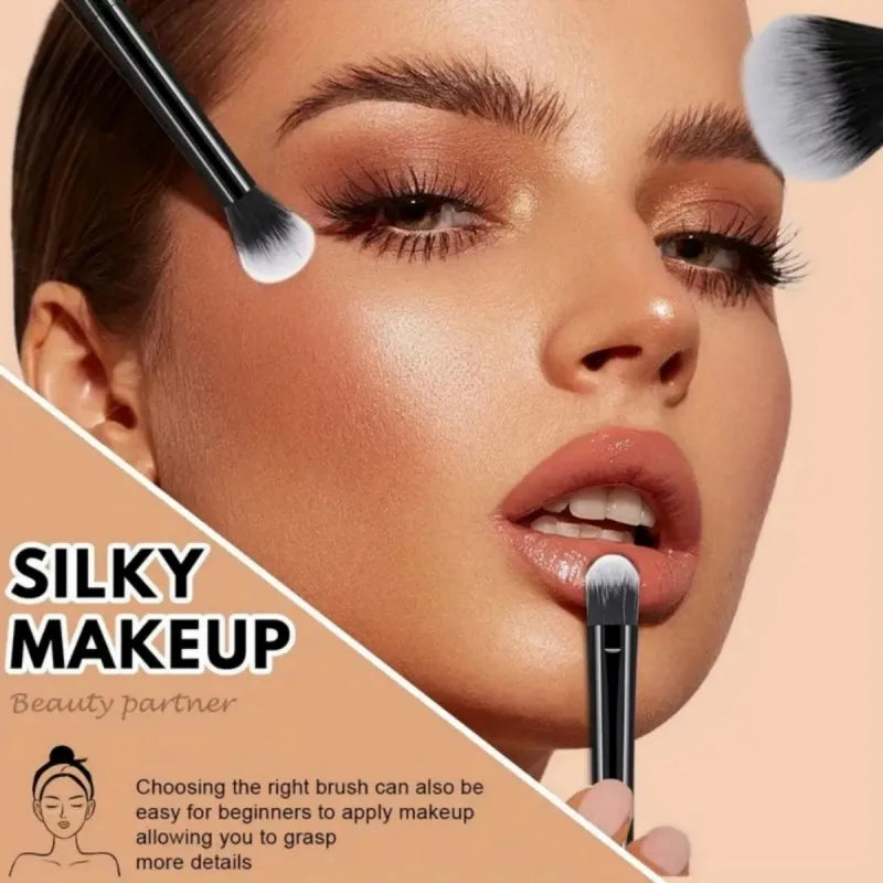 9PCS Multifunctional Makeup Brush Set with Beauty Egg for Flawless Looks