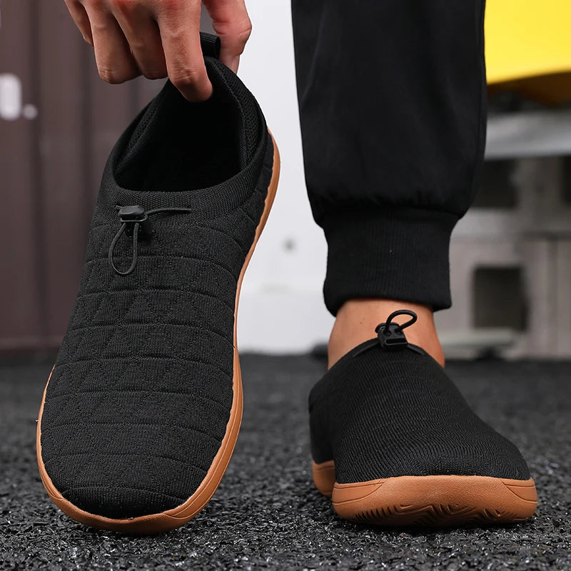Minimalist Grey Sports Shoes for Daily Comfort | Unisex Slip-In