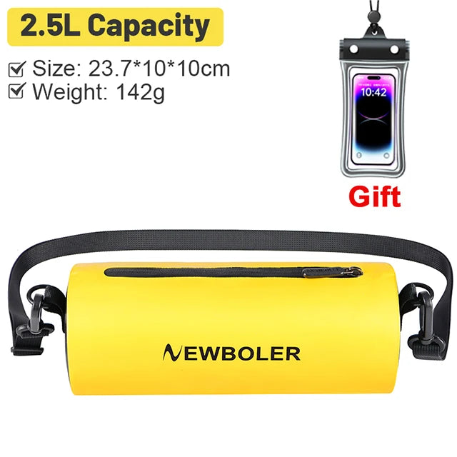 Waterproof PVC Dry Bag for Outdoor Adventures | 2.5L Size