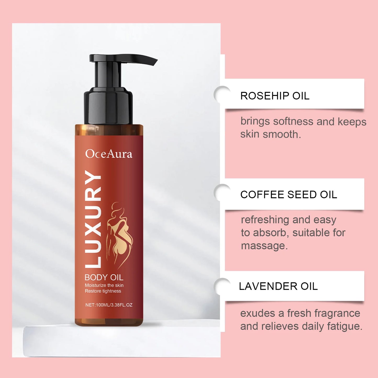 Magic Luxury Body Oil | Hydrating Skin Care Essence for Radiance