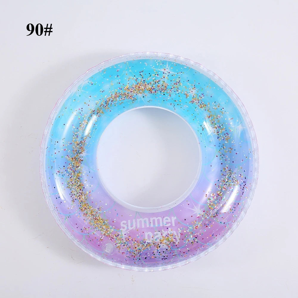 Summer Inflatable Transparent Swimming Ring | Fun for All Ages