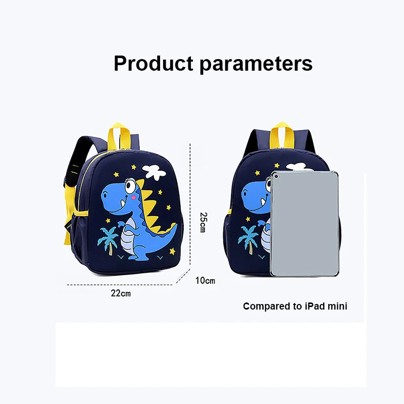 Cute Cartoon Dinosaur Baby Backpacks | Fun Adjustable School Bag