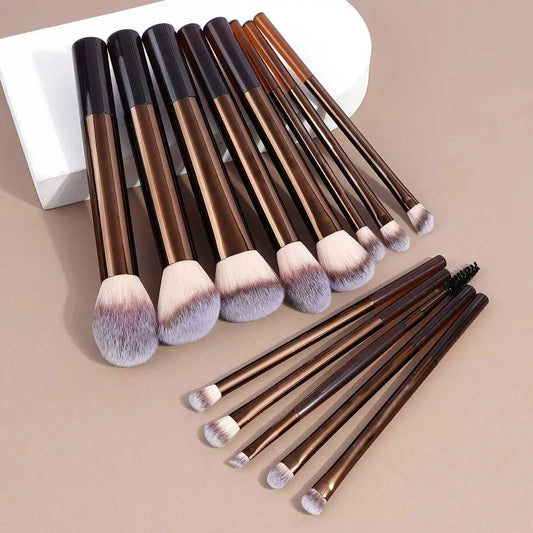 13PCS Essential Makeup Brush Set for Flawless Beauty Application