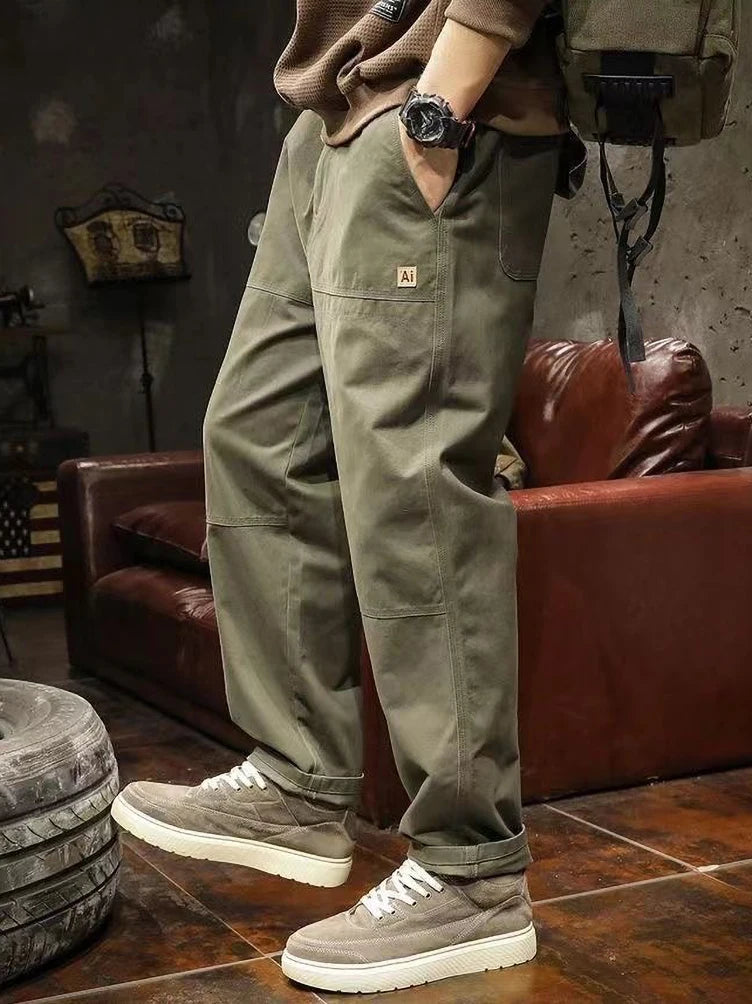 Men's Vintage Y2K Cargo Pants | Stylish Wide Leg Tactical Trousers