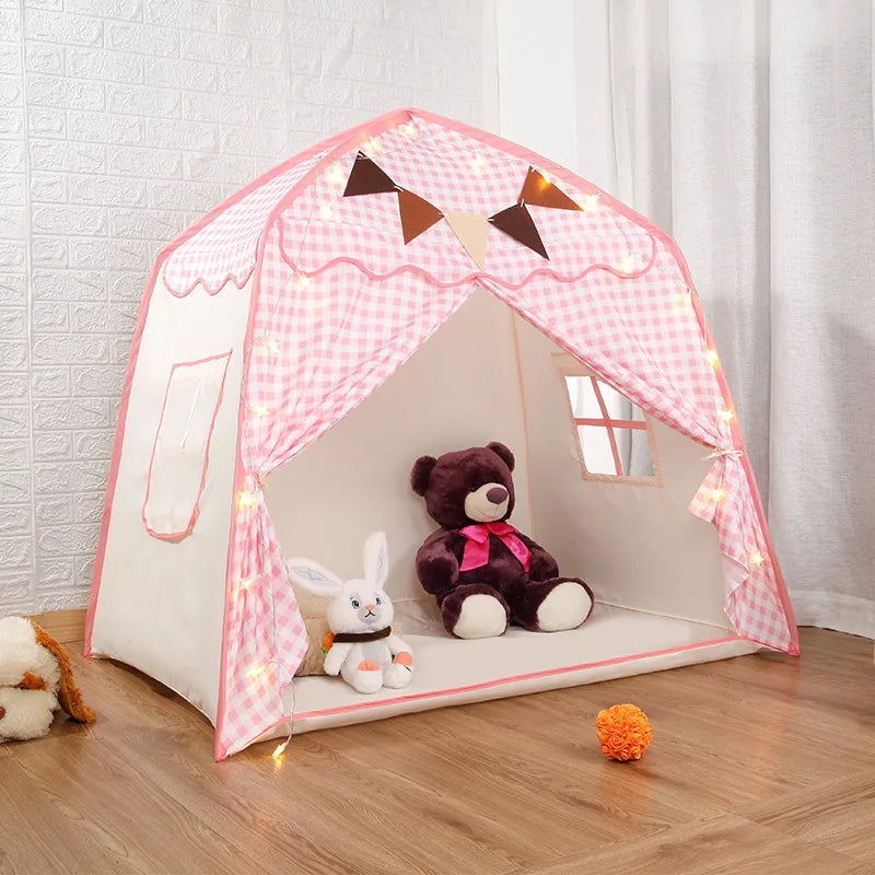 Kid's Play Tent for Indoors | Privacy Canopy Bed Tent for Children