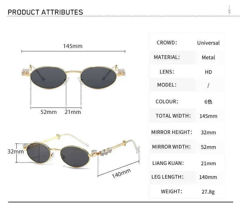 Women's Retro Silver Anti Blue Light Eyewear | Chic Oval Glasses