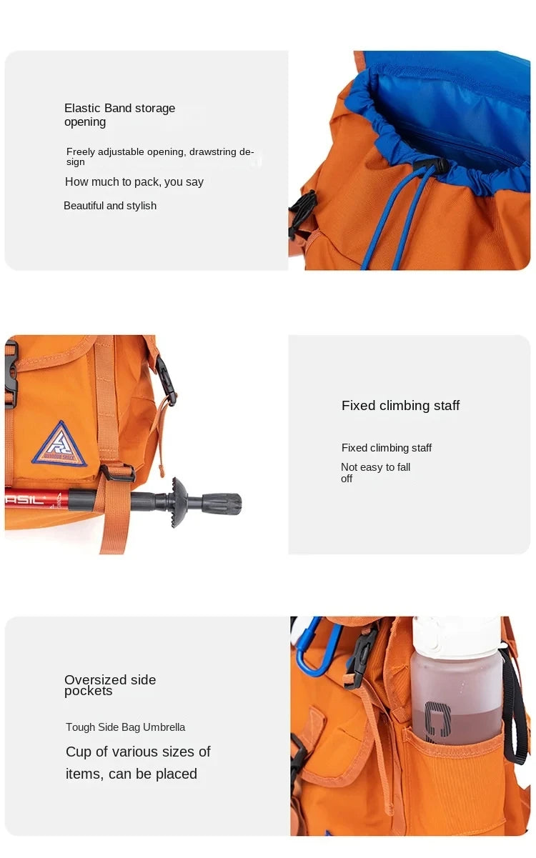Fashion Travel Backpack for Adventurers | Multifunctional Hiking Bag