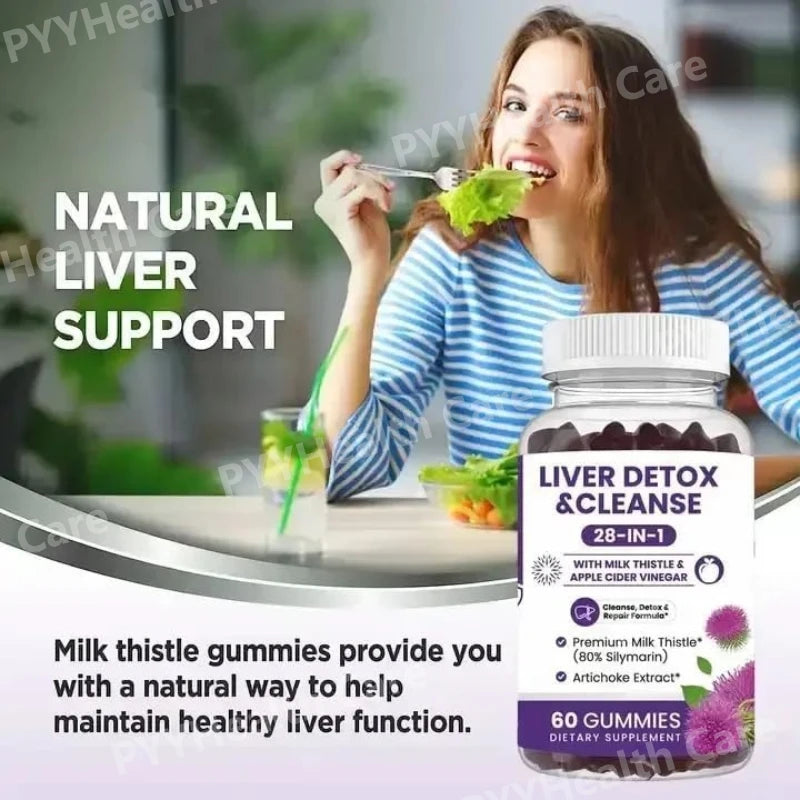 Liver Detox 28-in-1 Gummies | Chewable Dietary Support