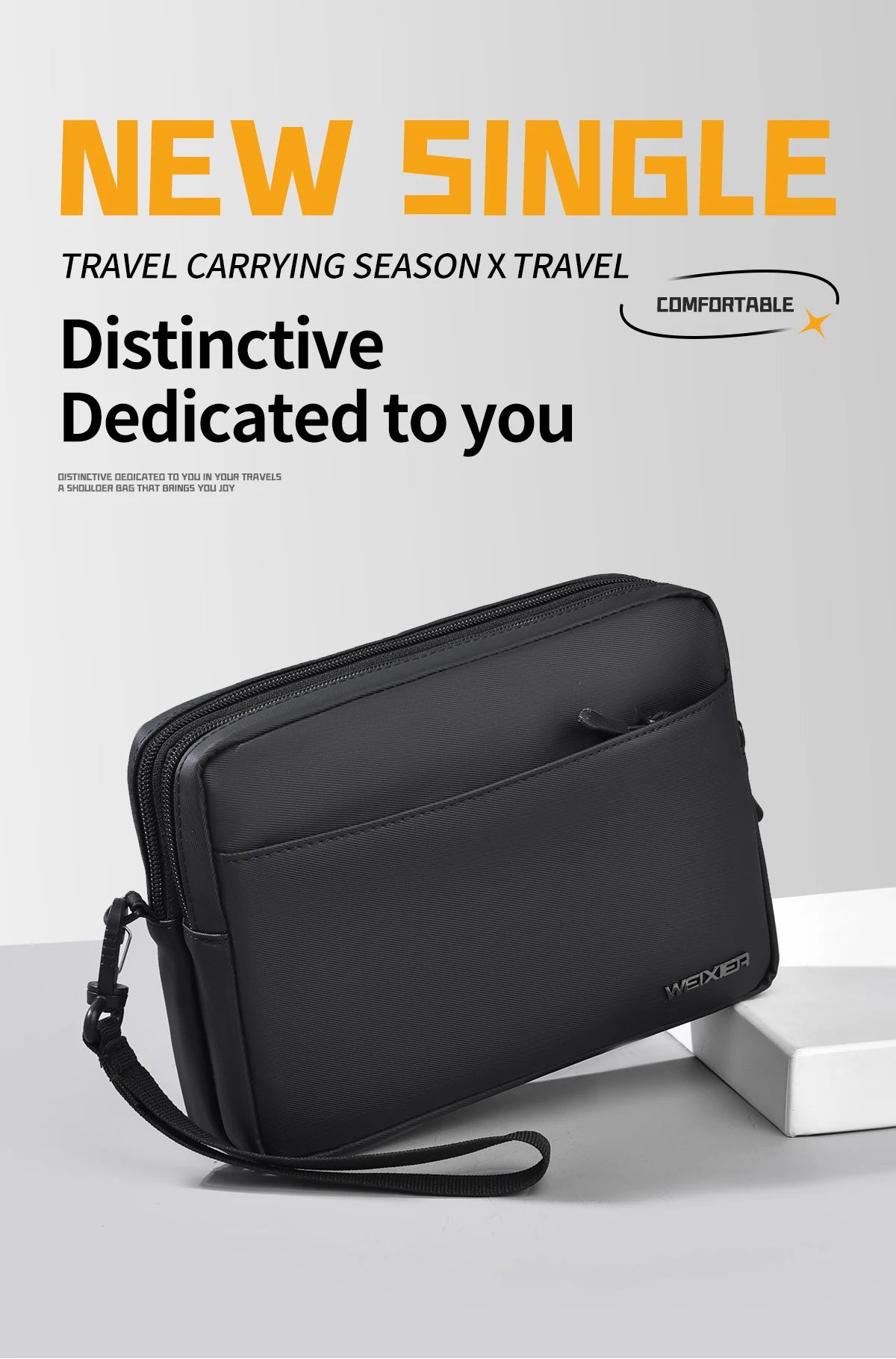 Men's Waterproof Messenger Bag | Versatile Outdoor Shoulder Bag