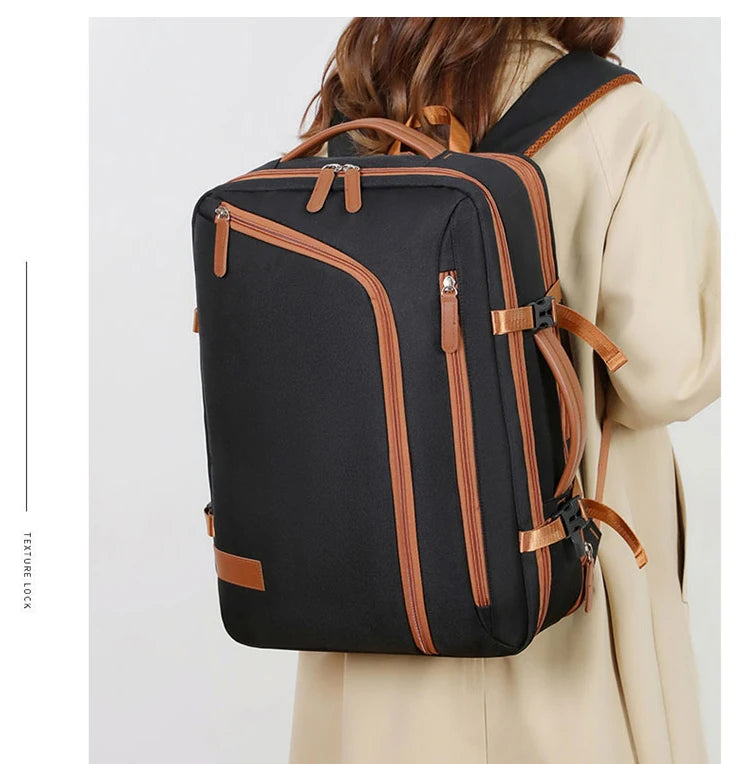Unisex Simple Business Computer Backpack | Large-Capacity Travel Bag