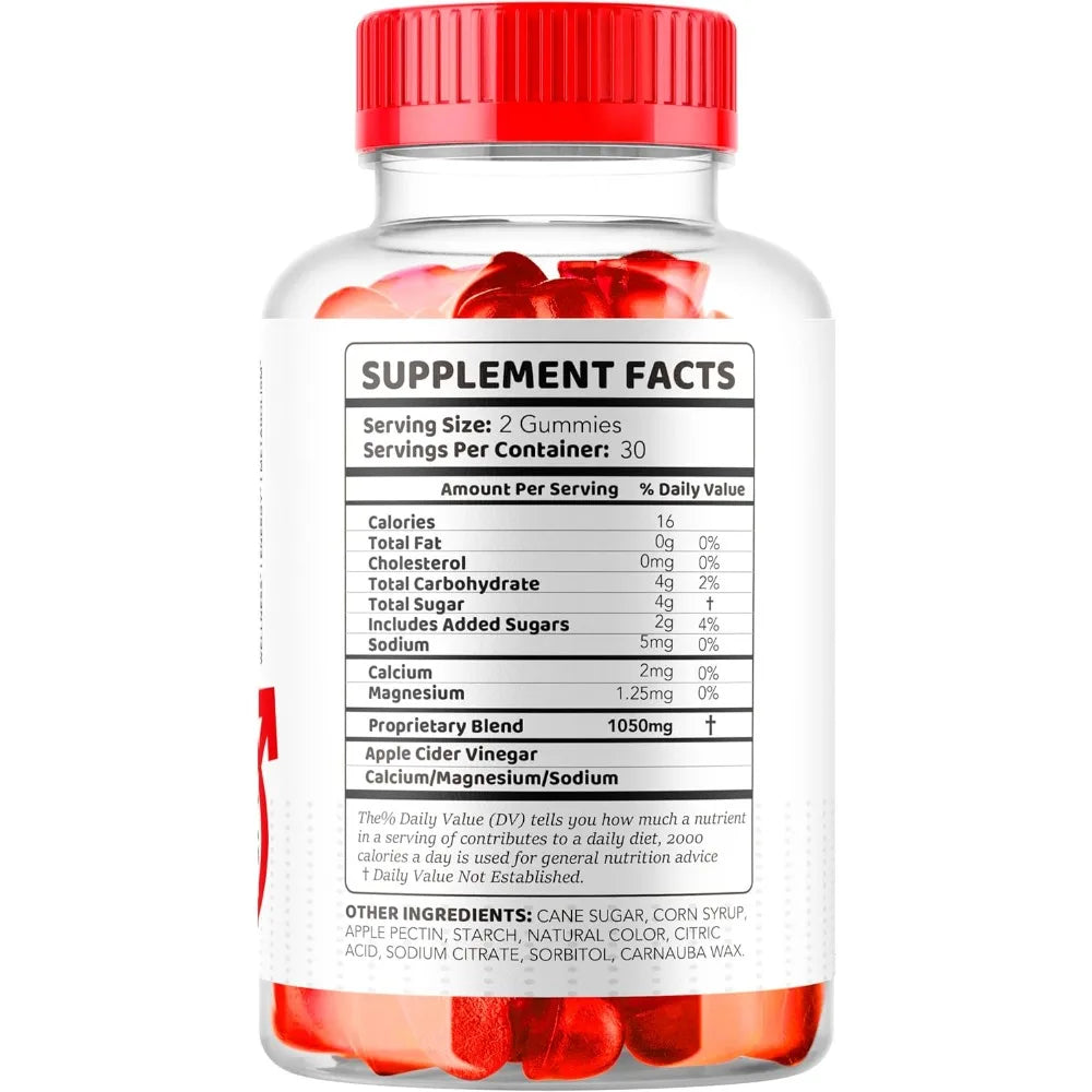 Maximum Strength Men's Vitality Gummies | 1050 MG Supplement