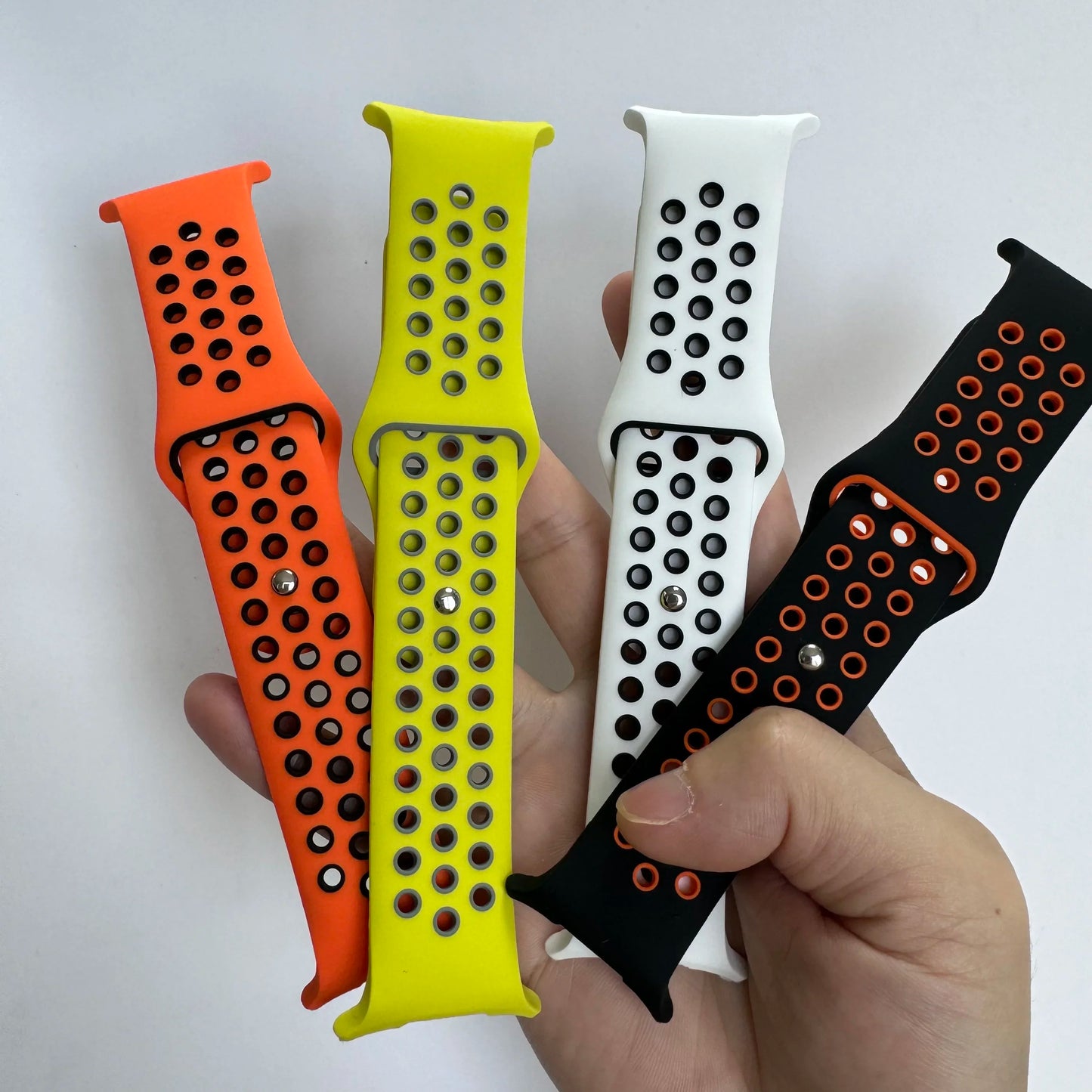 Two-Tone Silicone Watch Strap | Stylish Replacement Band