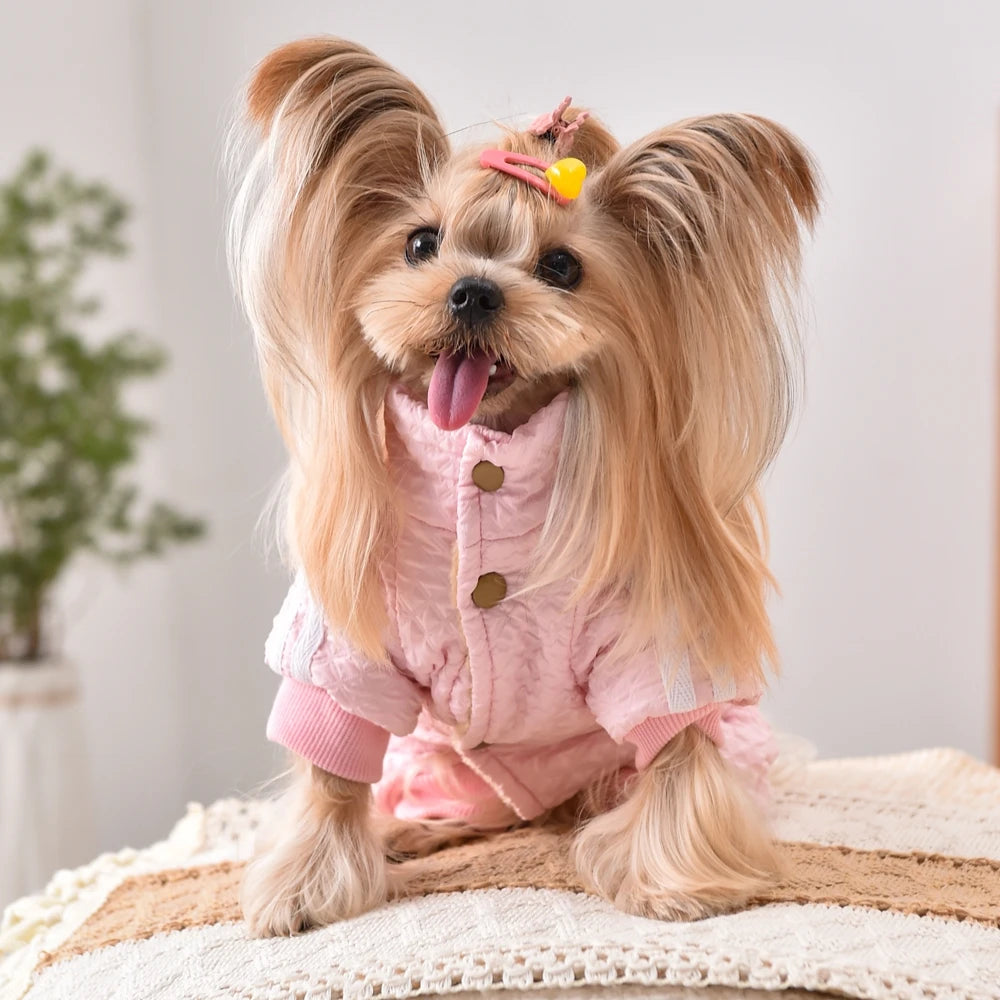 Windproof Pet Apparel for Small Dogs | Stylish & Cozy Jumpsuits