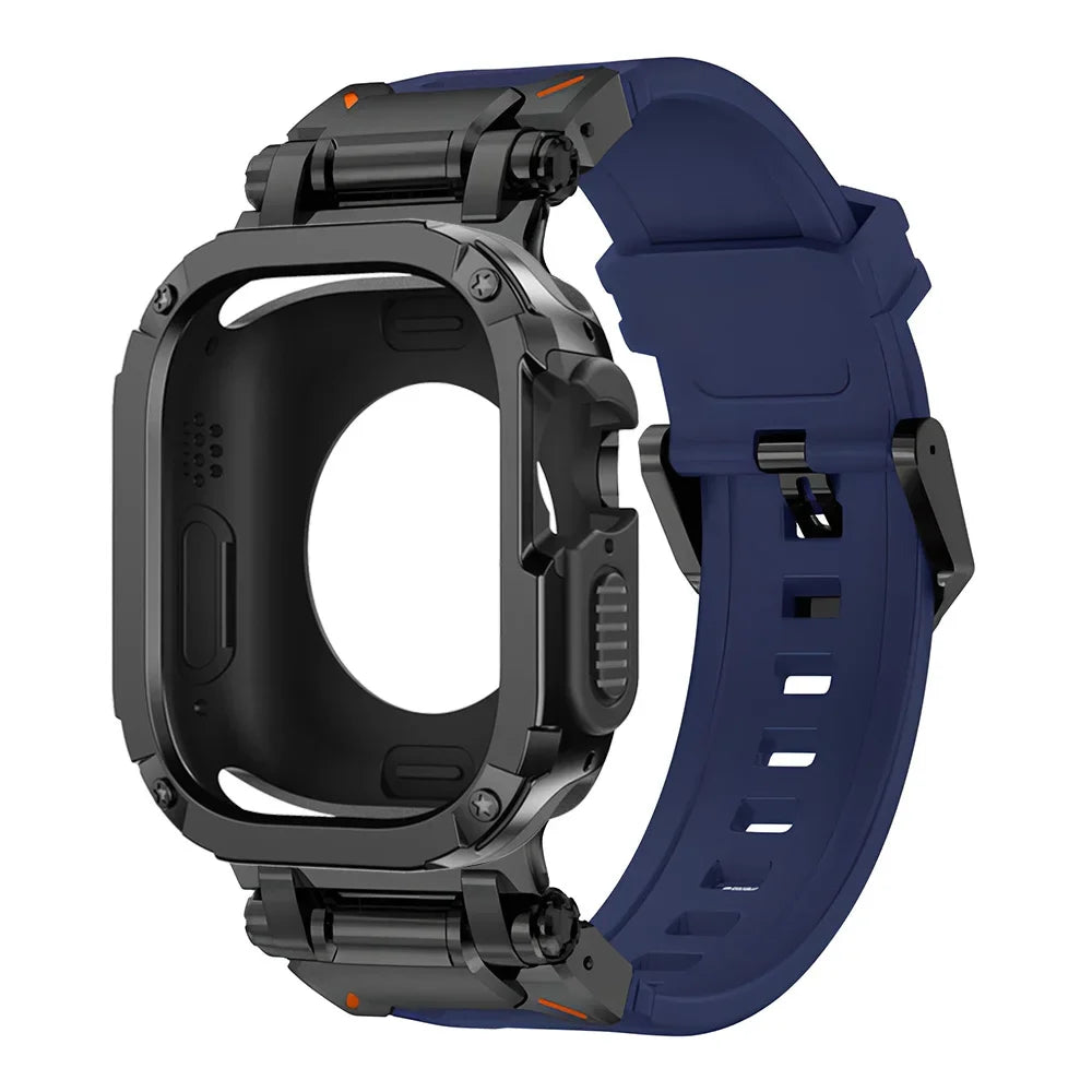 Funda protectora de TPU y pulsera de silicona para Apple Watch