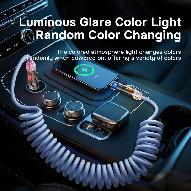 240W 4 in 1 USB Charger Cable | Fast and Versatile Charging