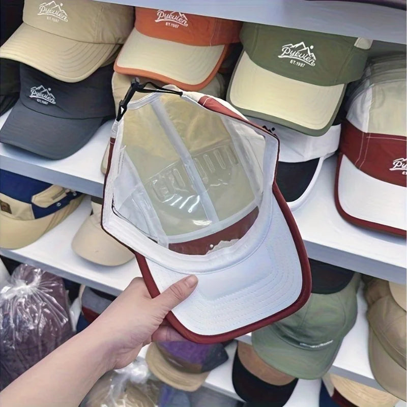 Summer Quick-Dry 5-Panel Baseball Cap | Breathable Sunshade Hat