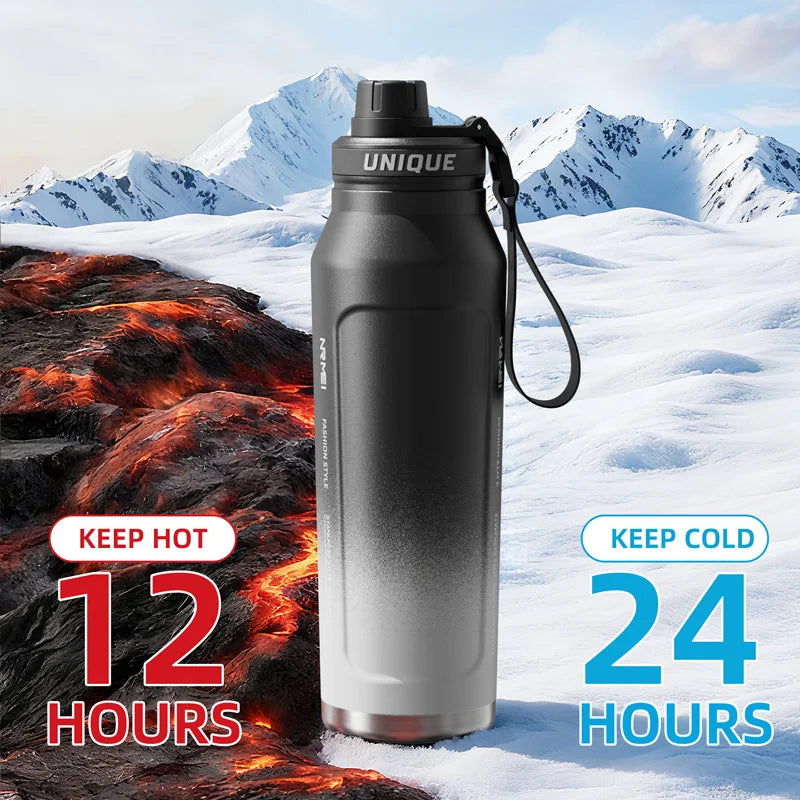 1L Insulated Stainless Steel Water Bottle | Vacuum Flask for Outdoors