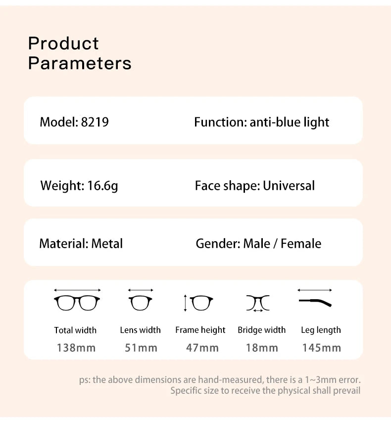 Stylish Geometric Women's Reading Glasses | Anti-Blue Light
