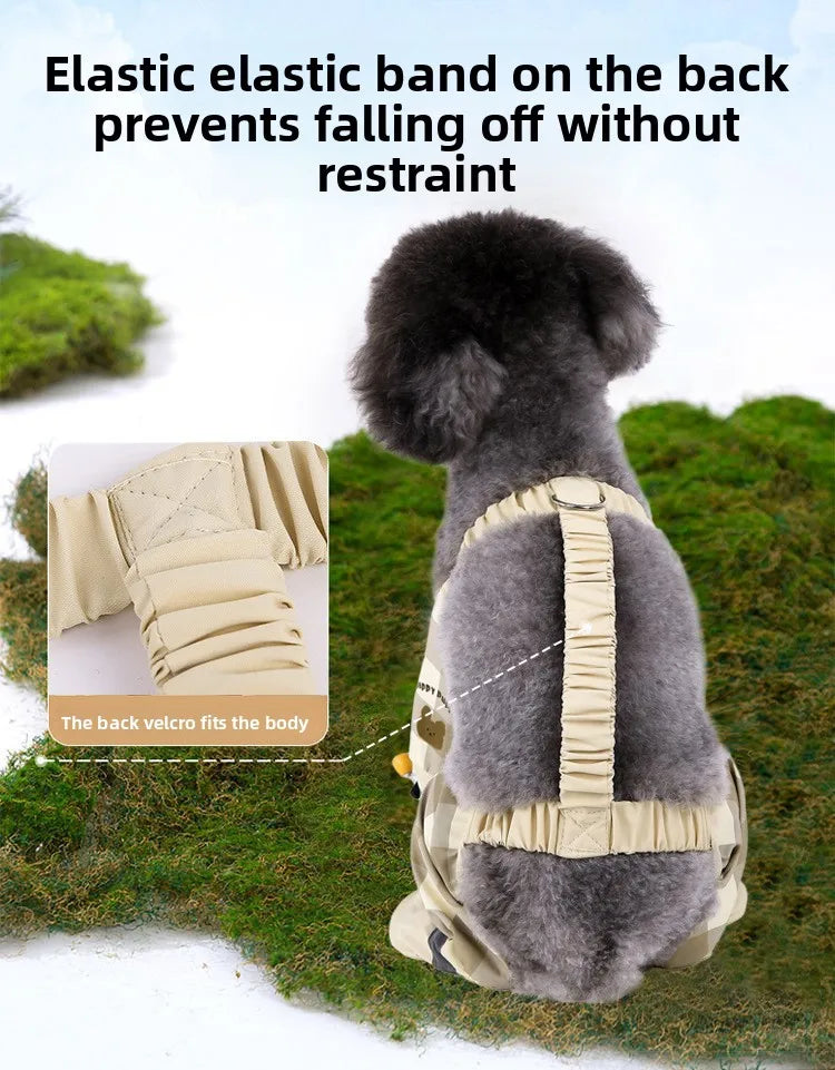 Reflective Anti-Slip Dog Jumpsuit | Dustproof Pet Pants