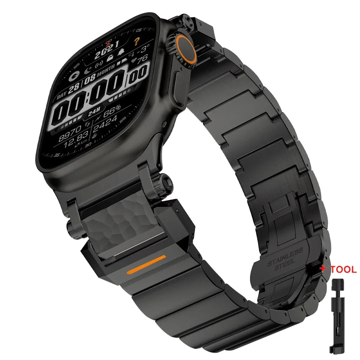 Luxury Men's Titanium Bracelet | Elegant Link Band for Style