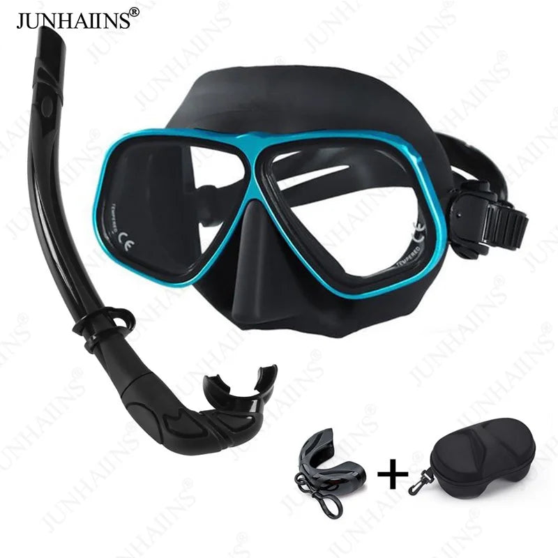 Freediving Mask with Aluminum Frame | Anti-Fog Diving Gear