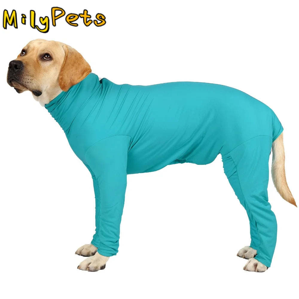Comfortable Long-Sleeved Dog Jumpsuit | Soft Anti-Shedding Pajamas