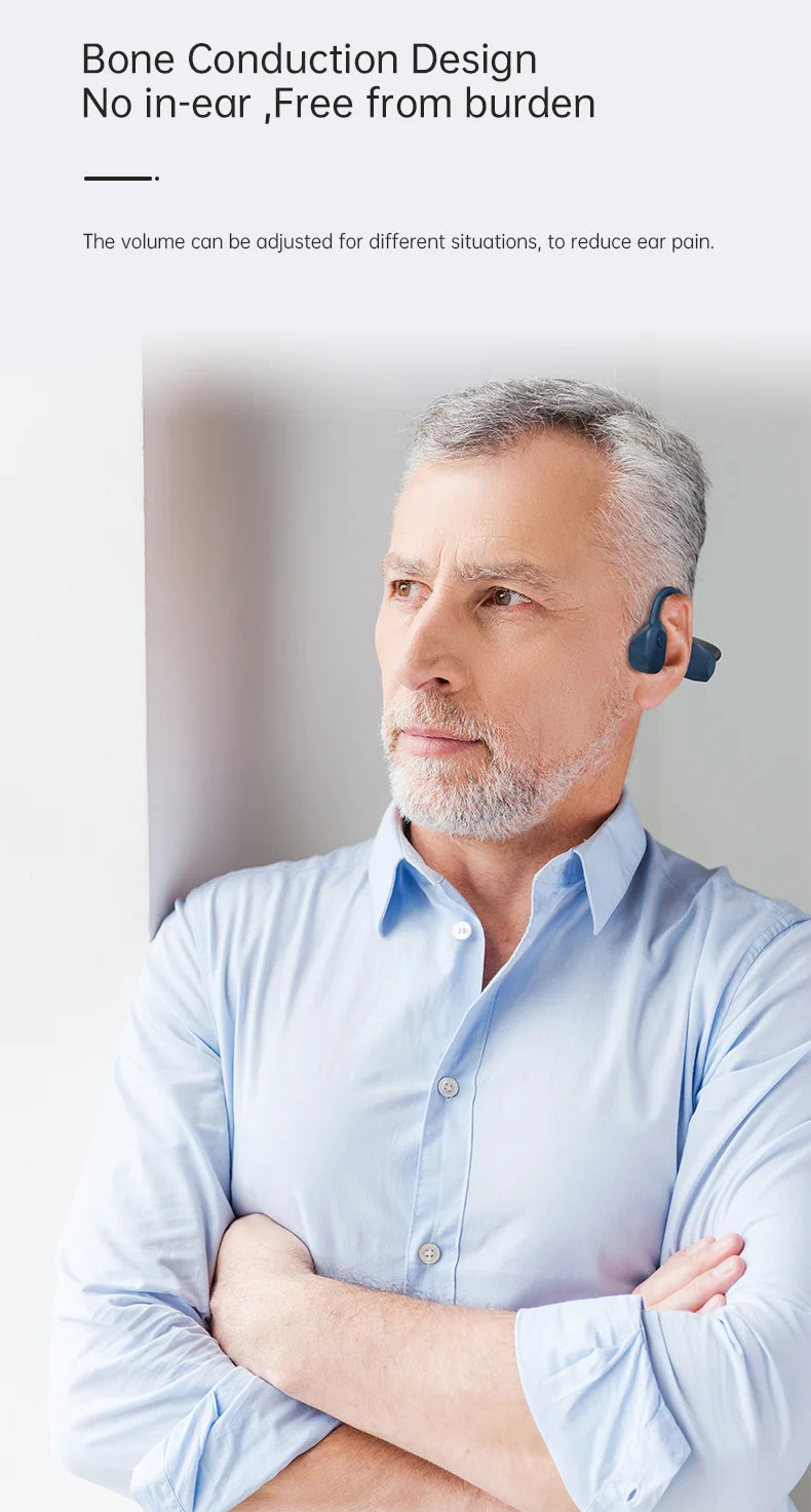 32-Channel Bone Conduction Hearing Aid | Noise Reduction & Bluetooth