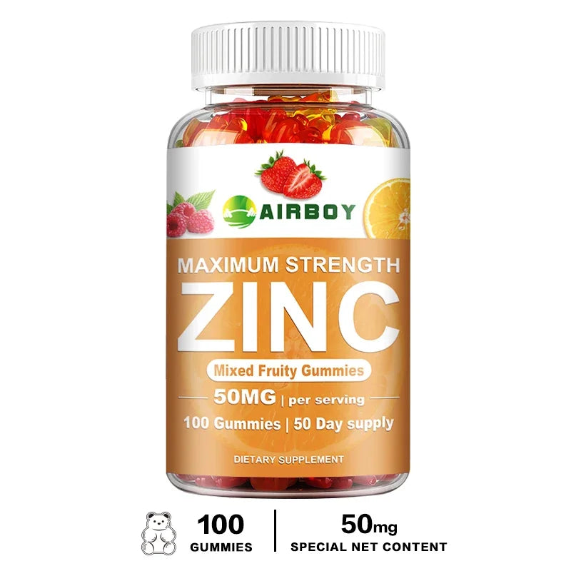Zinc Gummies for Cognitive Support | Mood and Energy Booster
