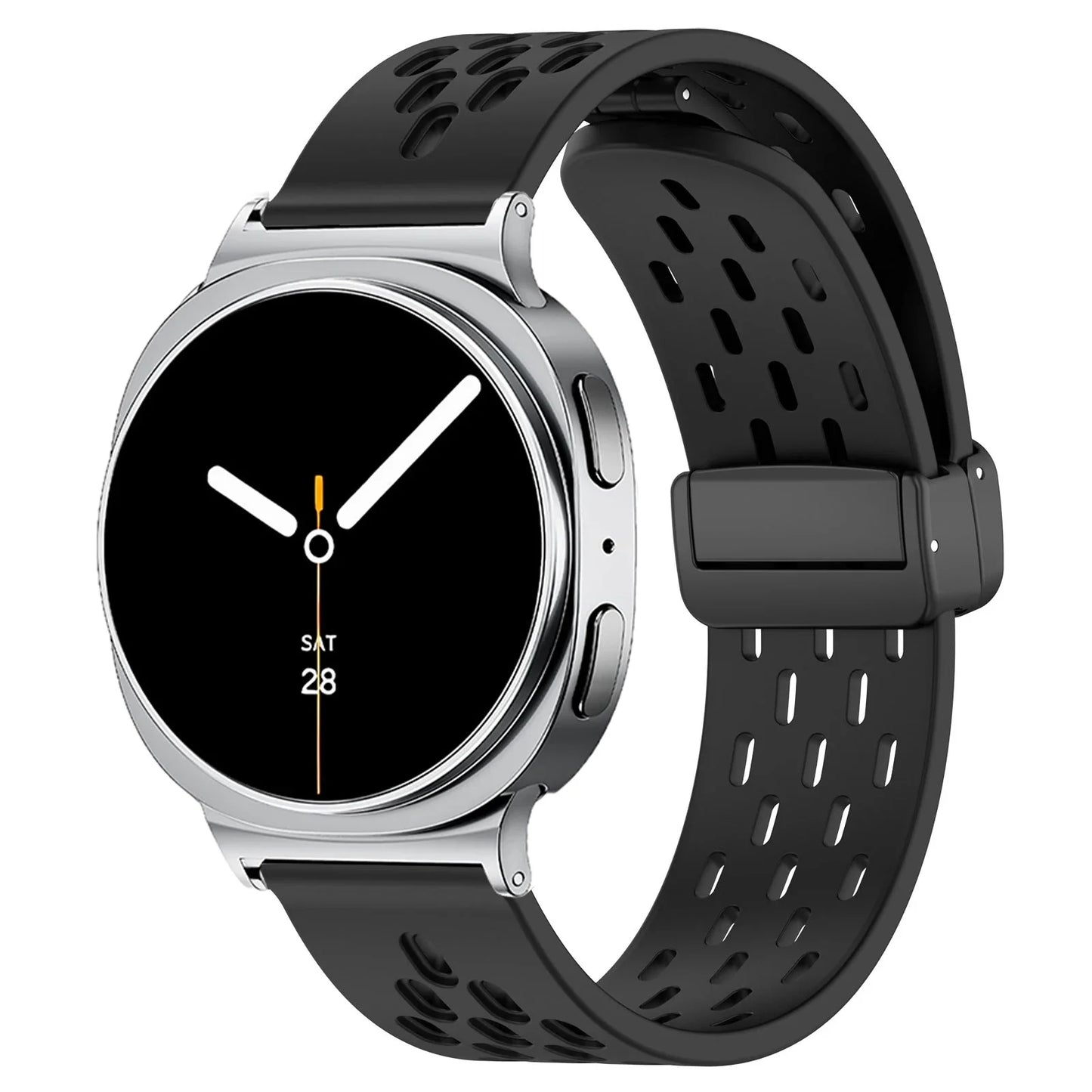 Breathable Sports Silicone Strap for Galaxy Watch | Magnetic Clasp