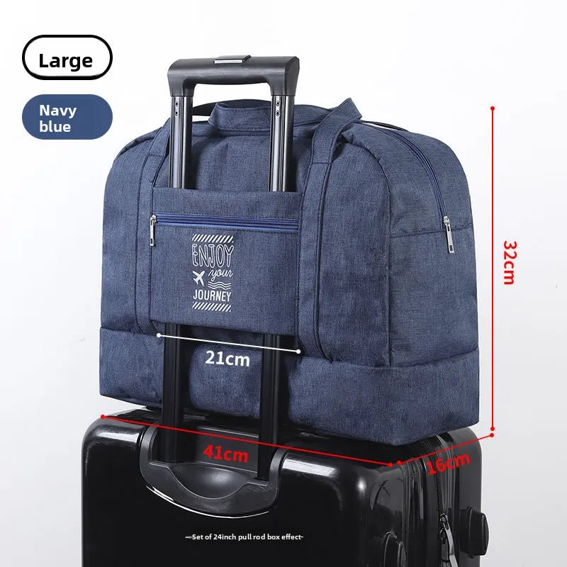 Double-Layer Waterproof Travel Bag for Gym & Swimming
