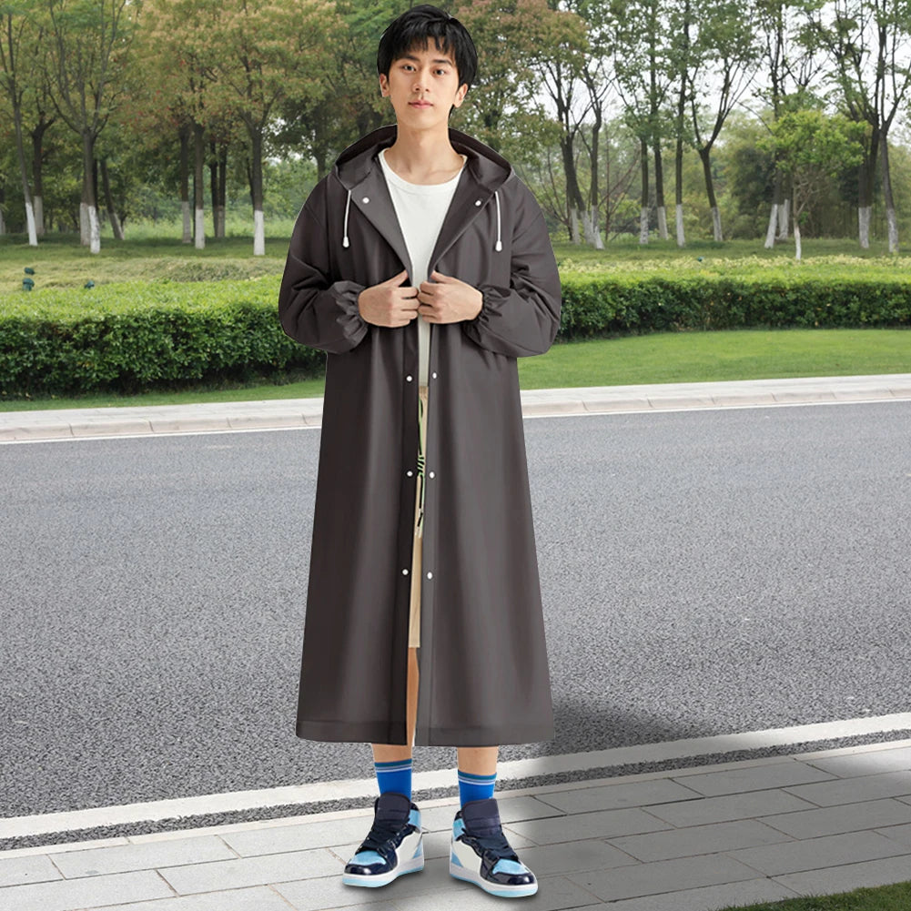 Thickened Waterproof Adult Raincoat | Unisex Hooded Outdoor Gear