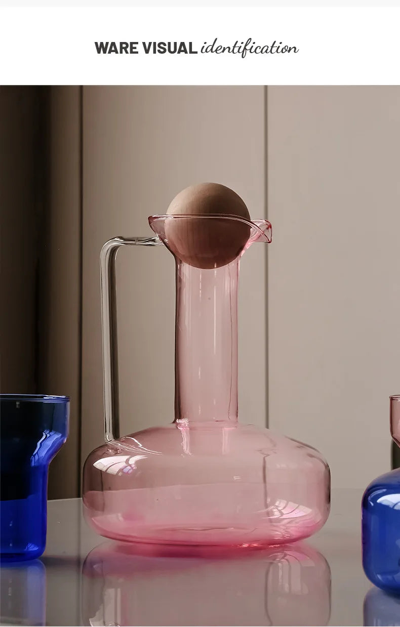 1500ml Nordic High-Temperature Glass Kettle | Creative Juice Set
